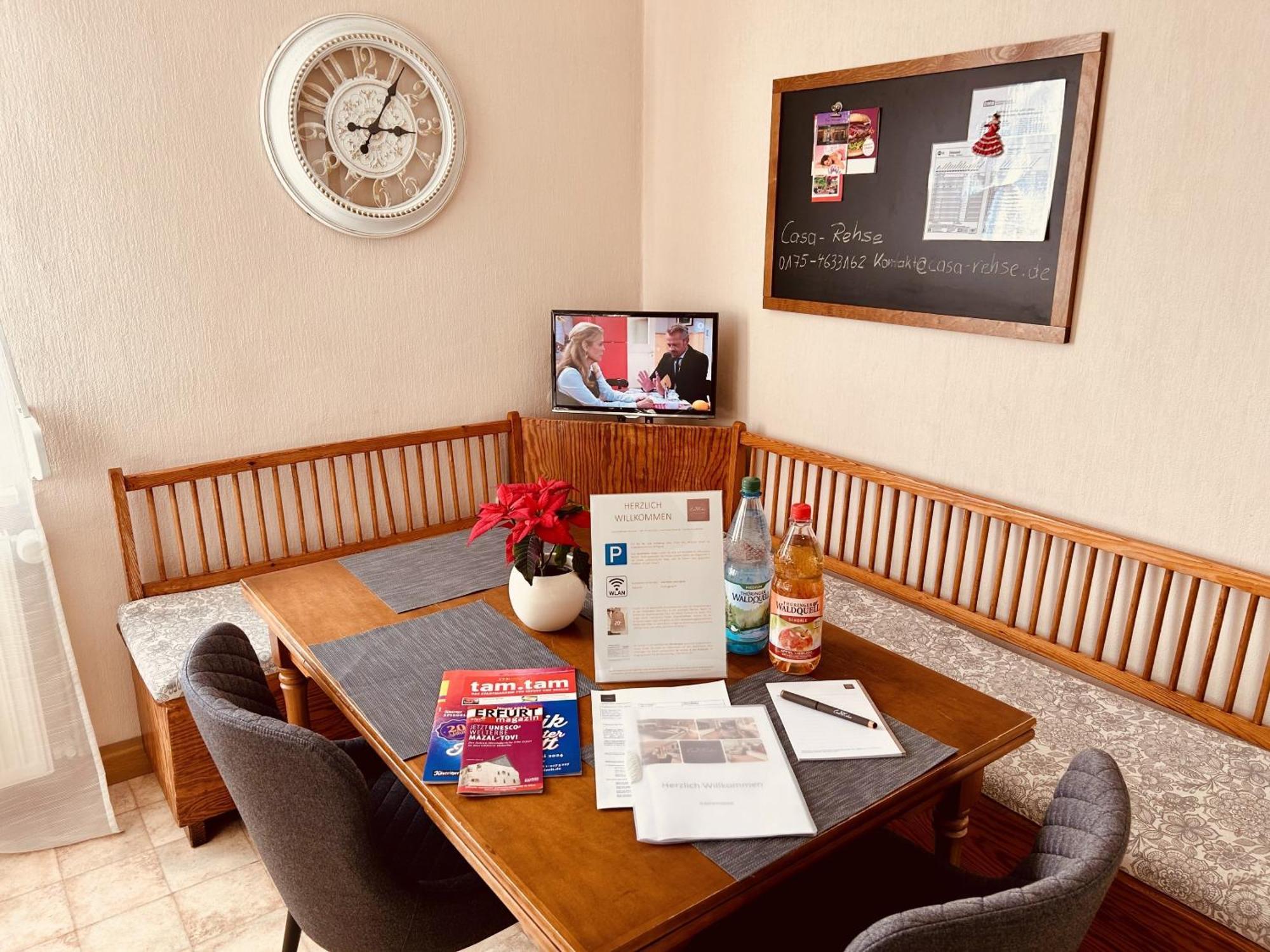 Casa Rehse I Stilvolles Apartment I 24H-Self-Check-In I Kostenlos Parken & Wlan I 55-Zoll-Smart&Kabel-Tv I Oepnv Erfurt Exteriér fotografie